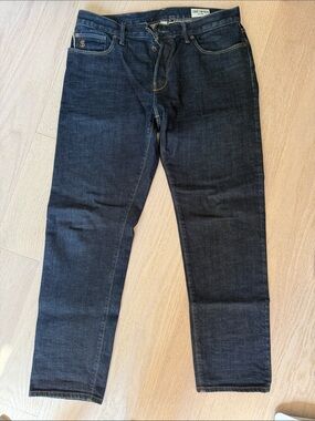 Todd Snyder Men's Slim Straight Dark Indigo Jeans